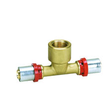 Female Tee (Press Fitting) (Hz8501) plastic (PE-al-PE pex-al-pex) Pipe Fittings